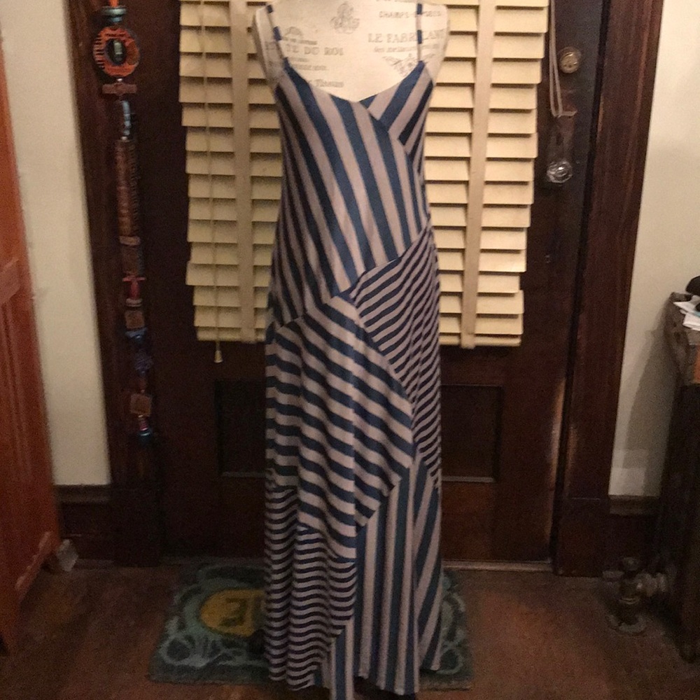 Striped maxi sundress